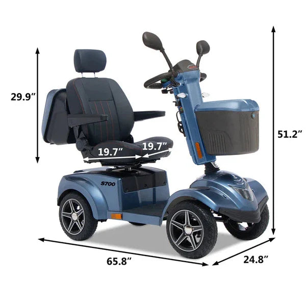 Metro Mobility S700 Portable Heavy Duty Mobility Scooter Metro Mobility