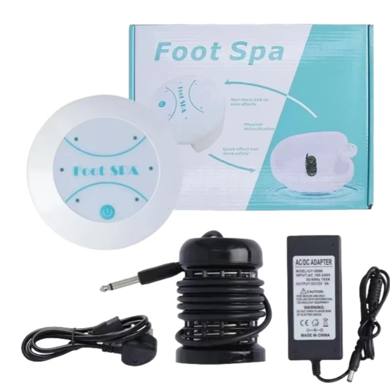 Ionic Foot Spa Bath Detox Machine for Foot Bath Ion Detoxifier Massager Relaxation Pedicure Footspa Massage Therapy Arrays Aqua