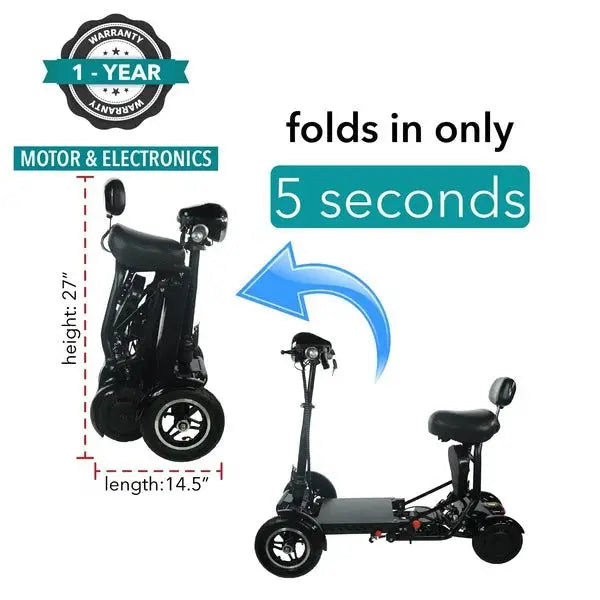 ComfyGo MS-3000 Folding Mobility Scooter ComfyGO