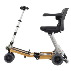 FreeRider USA Luggie Golden Elite Folding Mobility Scooter-Grands Mobility