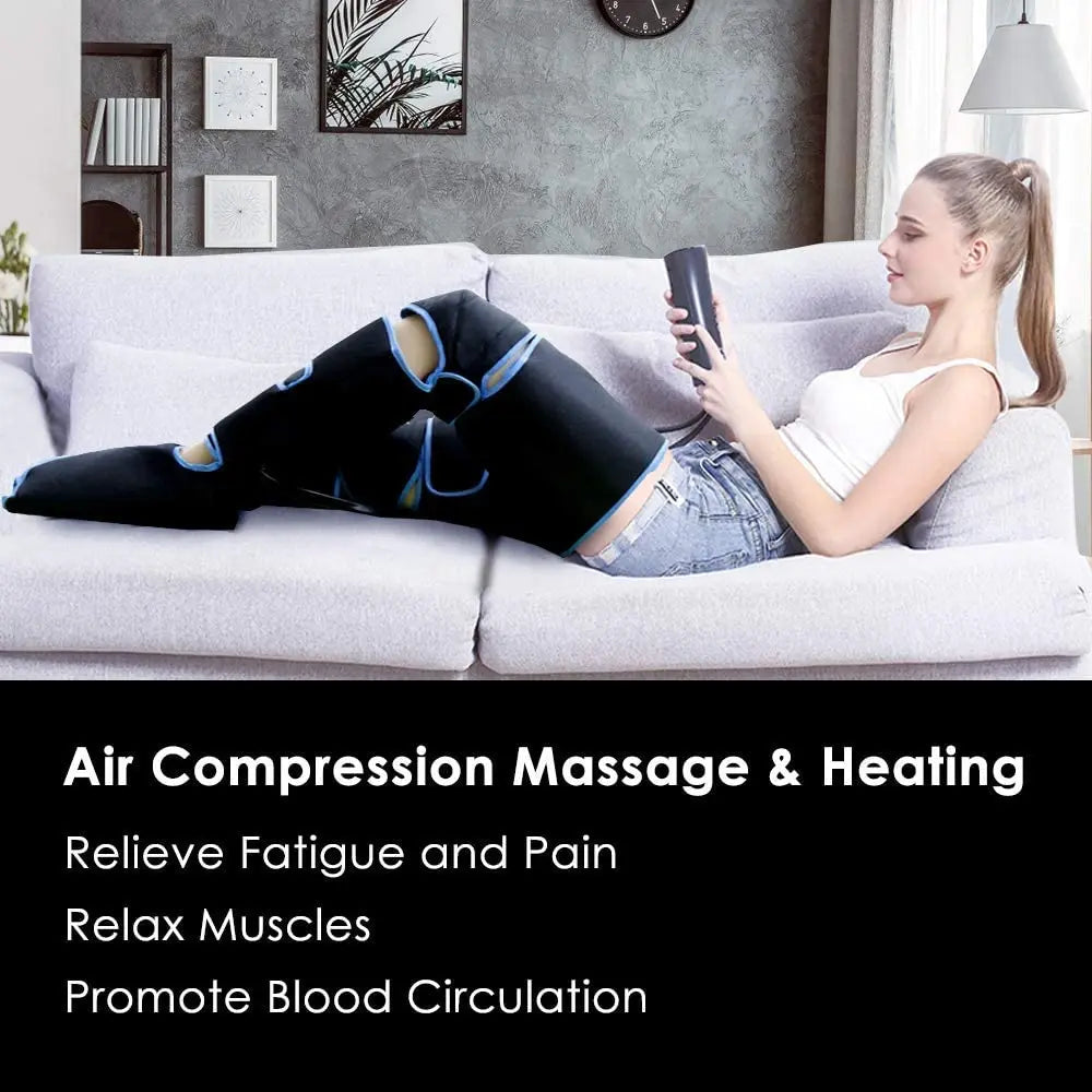 360° Leg Massager with Air Pressure Therapy for Enhanced Circulation and Muscle Relaxation