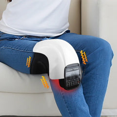 Heated Infrared Knee Massage Device with Vibration Therapy and Air Pressure Relief