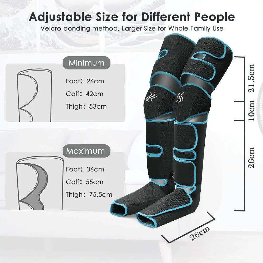 360° Leg Massager with Air Pressure Therapy for Enhanced Circulation and Muscle Relaxation