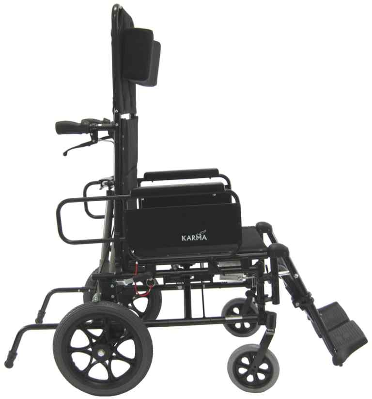 KARMAN KM-5000-TP Lightweight Reclining Transport Wheelchair Karman Health Care