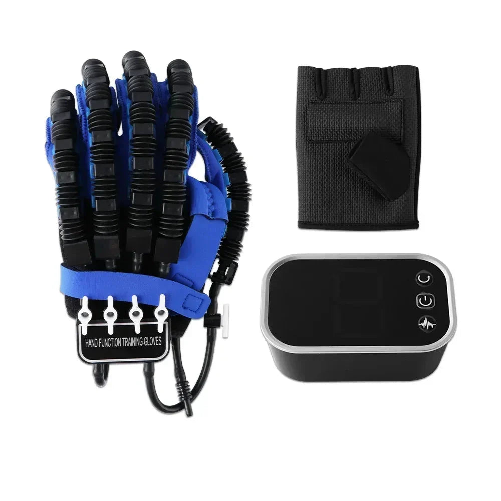 Left & Right Hand Finger Rehabilitation Exerciser Robot Gloves Stroke Hemiplegia Cerebral Infarction Training Equipment Therapy