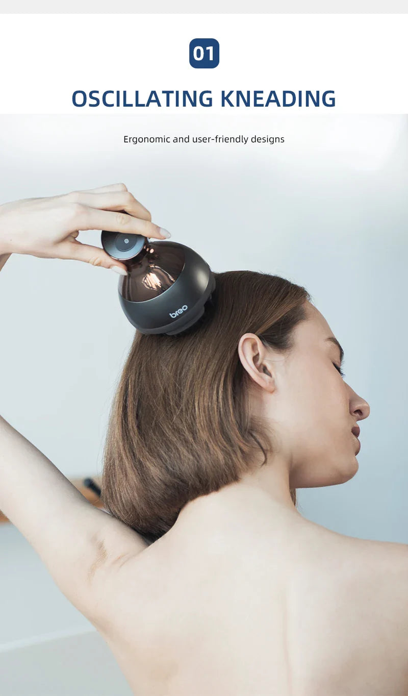 Breo Scalp 2 Wireless Electric Head Massager for Ultimate Relaxation