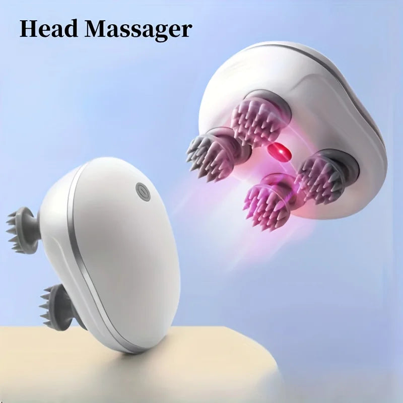 Rechargeable Electric Head and Full Body Muscle Massager