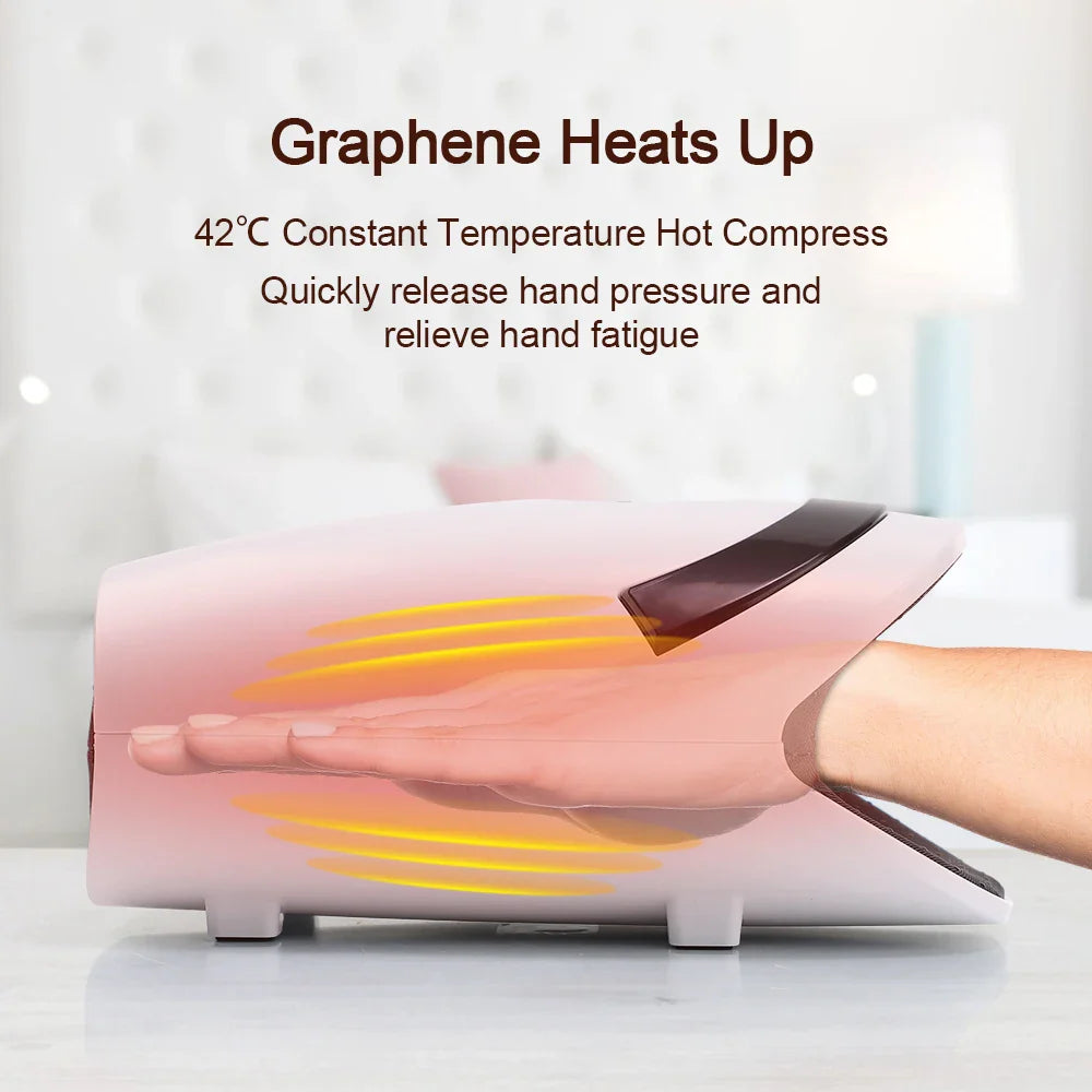 Recharge Your Hands: Wireless Electric Air Compression Massager for Arthritis Relief and Muscle Relaxation