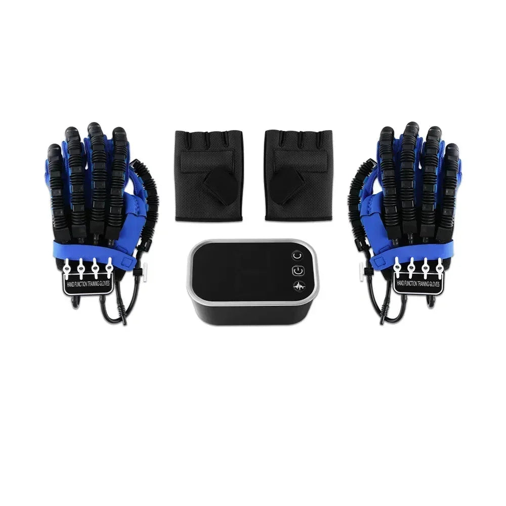 Left & Right Hand Finger Rehabilitation Exerciser Robot Gloves Stroke Hemiplegia Cerebral Infarction Training Equipment Therapy