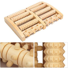 Wooden Foot Massage Roller for Reflexology and Muscle Relief - Natural Spa Gift for Pain Relief and Improved Circulation