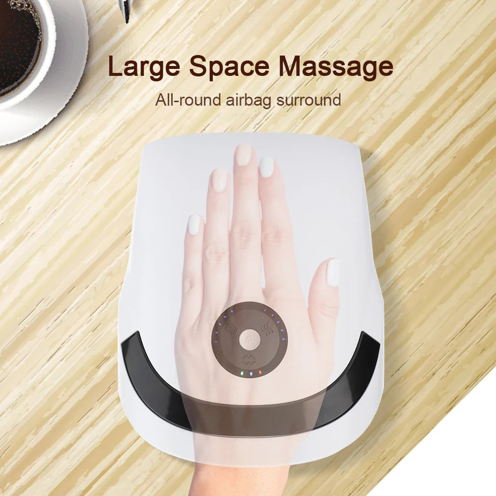 Recharge Your Hands: Wireless Electric Air Compression Massager for Arthritis Relief and Muscle Relaxation