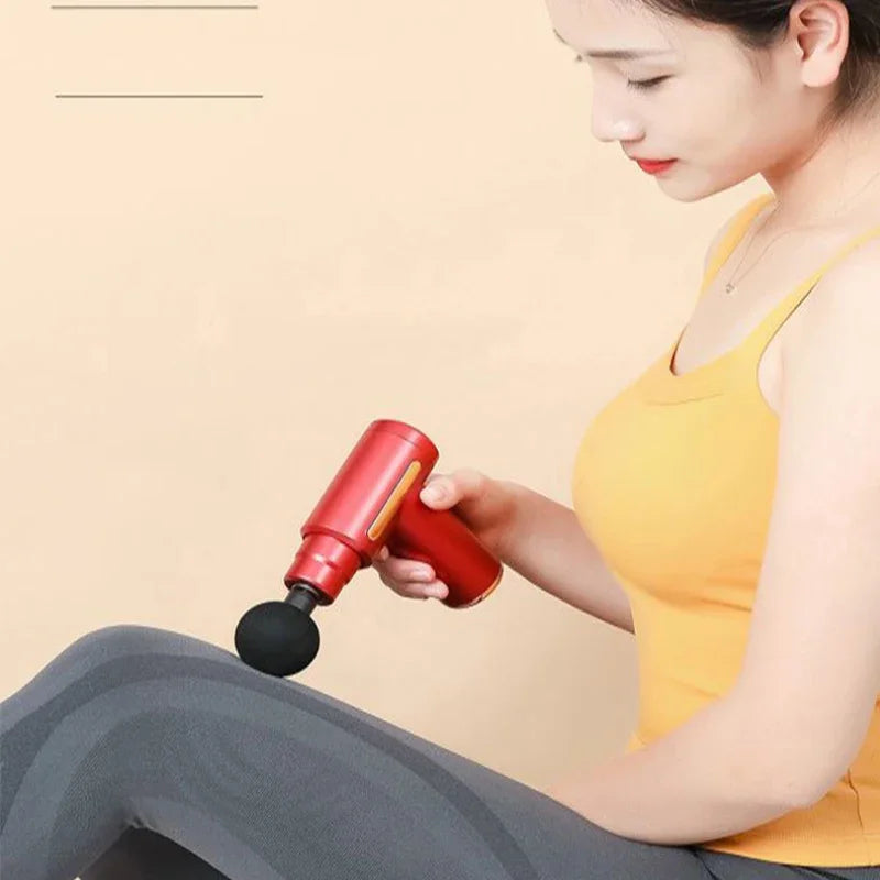 Portable Mini Fascia Massage Gun for Neck and Spine Relief