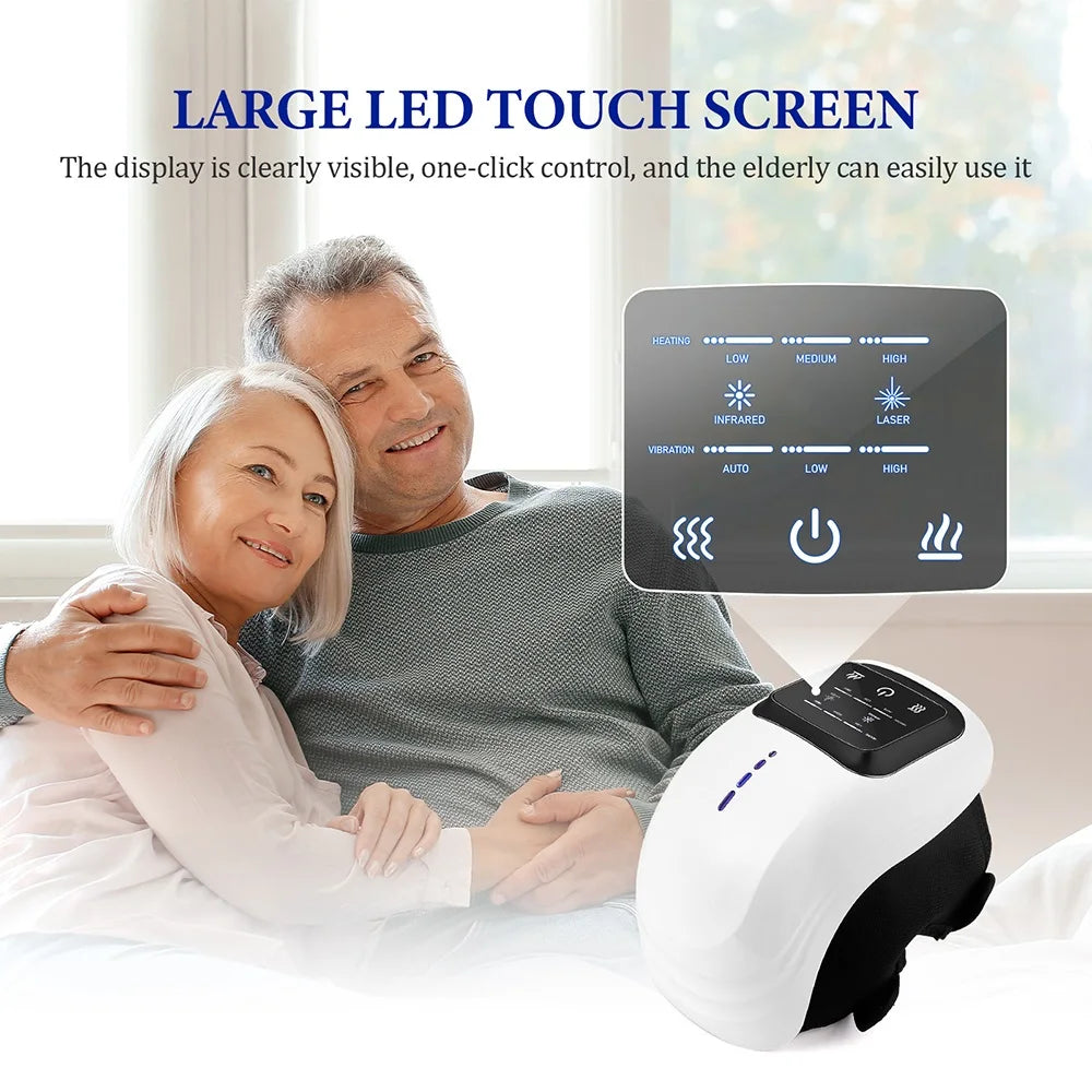 Smart Multi-Functional Massage Device for Knees, Elbows, and Shoulders with Air Pressure and Vibration Technology