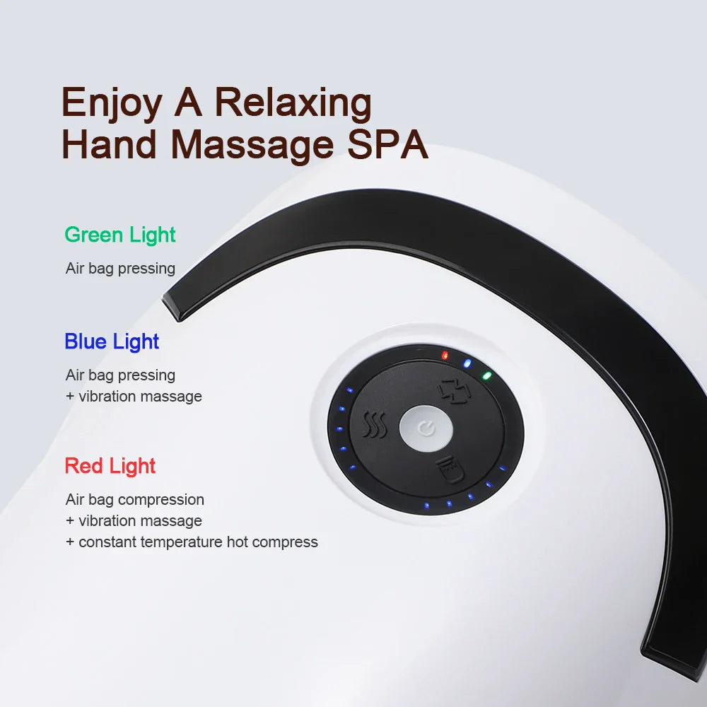 Recharge Your Hands: Wireless Electric Air Compression Massager for Arthritis Relief and Muscle Relaxation