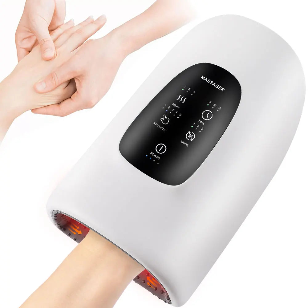 Recharge Your Hands: Wireless Electric Air Compression Massager for Arthritis Relief and Muscle Relaxation