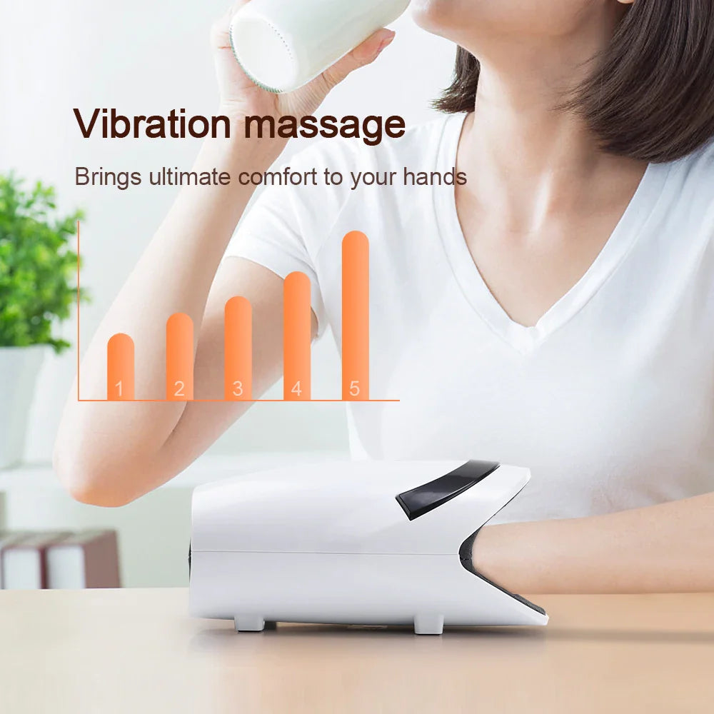 Recharge Your Hands: Wireless Electric Air Compression Massager for Arthritis Relief and Muscle Relaxation