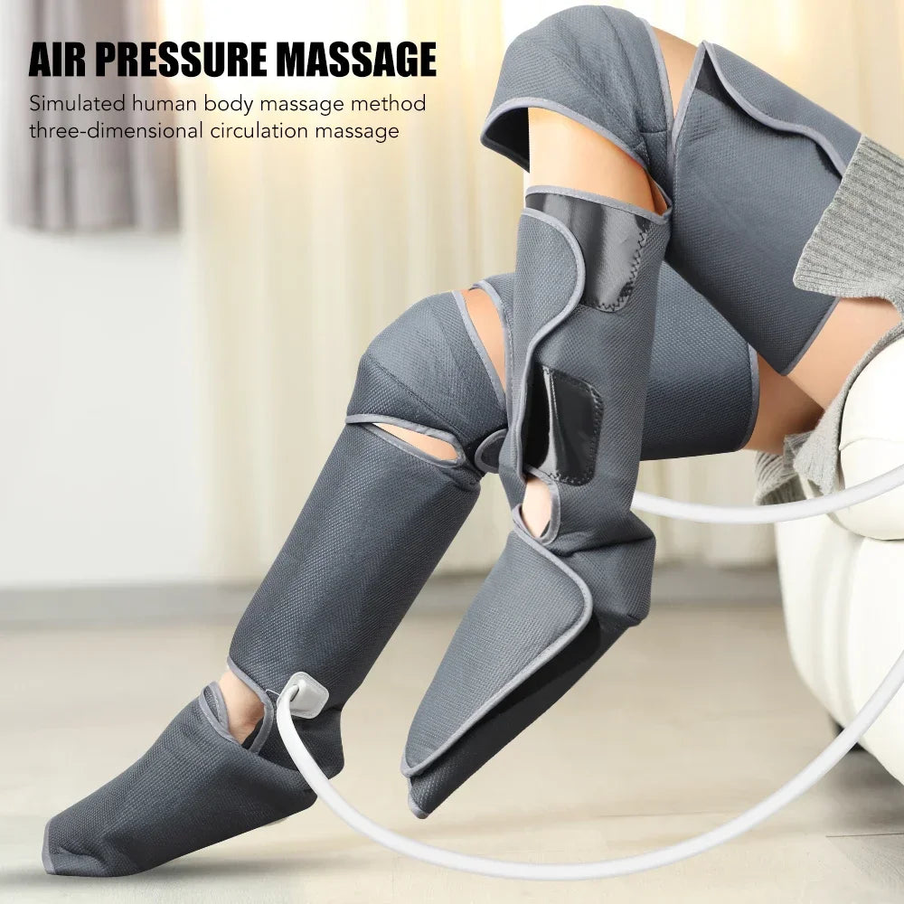 Air Pressure Leg and Foot Massager Machine for Enhanced Blood Circulation and Muscle Relaxation