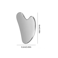 Stainless Steel Gua Sha Scraper Massager For Face Neck Body Guasha Massage Tool Facial Skin Care Guasha Board Face Massager