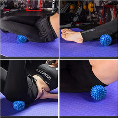 Professional Massage Balls Foot Ball Foot Massager Spiky Roller for Deep Tissue Trigger Point Plantar Fasciitis Reflexology Stre