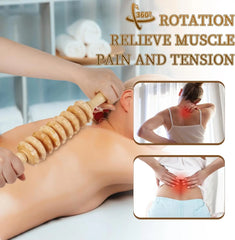 Wooden Massage Roller Manual Fascia Trigger Point Release Cellulite Sore Muscle Blasting Improve Blood Circulation Eliminate