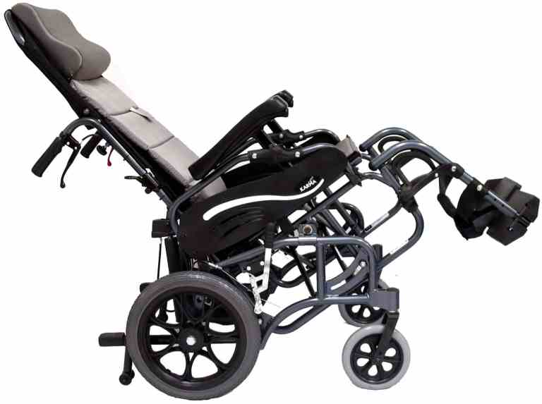 KARMAN VIP515TP Tilt in Space Reclining Transport Wheelchair Karman Health Care