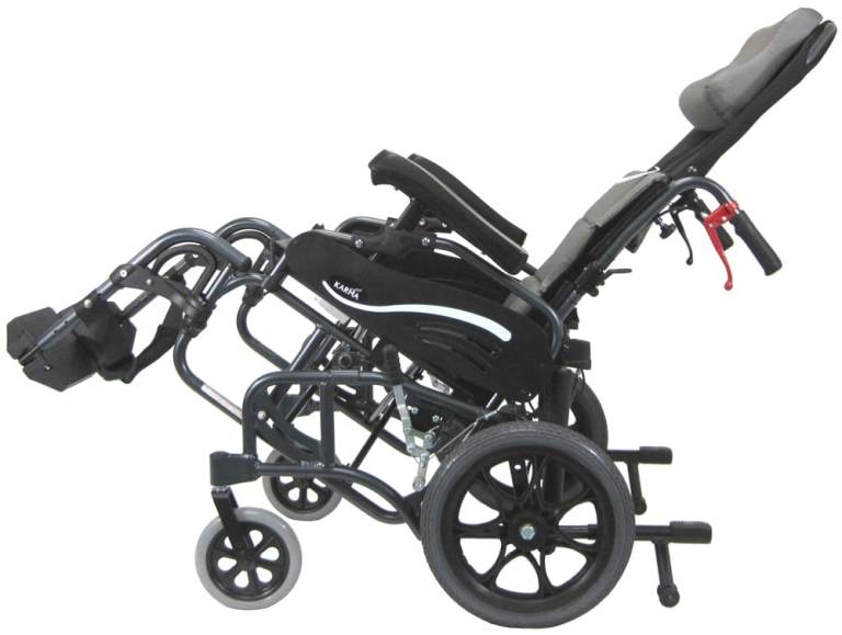 KARMAN VIP515TP Tilt in Space Reclining Transport Wheelchair Karman Health Care