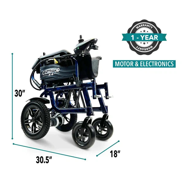 ComfyGO X-6 ComfyGO Lightweight Electric Wheelchair ComfyGO