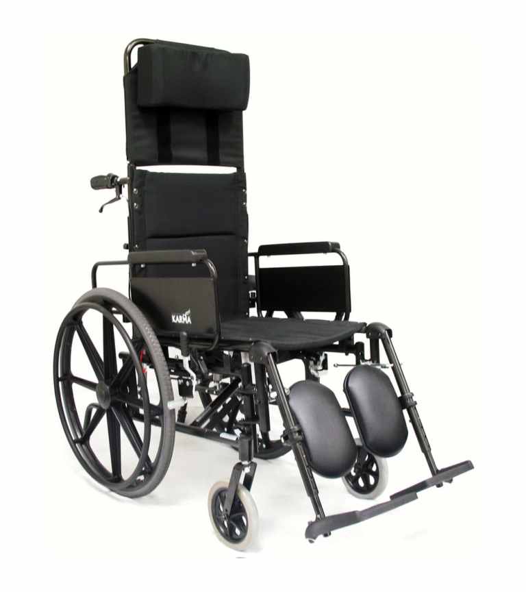 KARMAN KM-5000-TP Lightweight Reclining Transport Wheelchair Karman Health Care