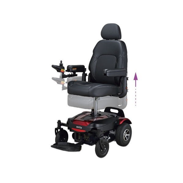 Merits Health Dualer Full-Sized Power Wheelchair with lift Merits Health