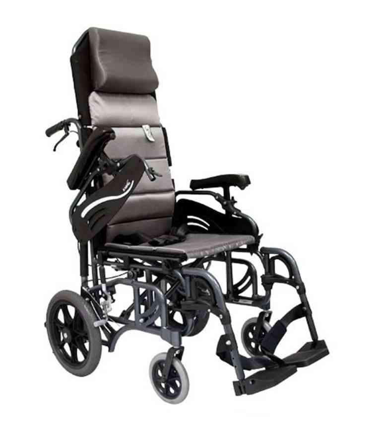 KARMAN VIP515TP Tilt in Space Reclining Transport Wheelchair Karman Health Care